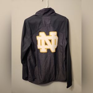 Notre Dame Under Armour 1/4 Zip Pullover All Season Gear Navy Loose S